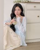  SLIM CARDIGAN - BABY BLUE 