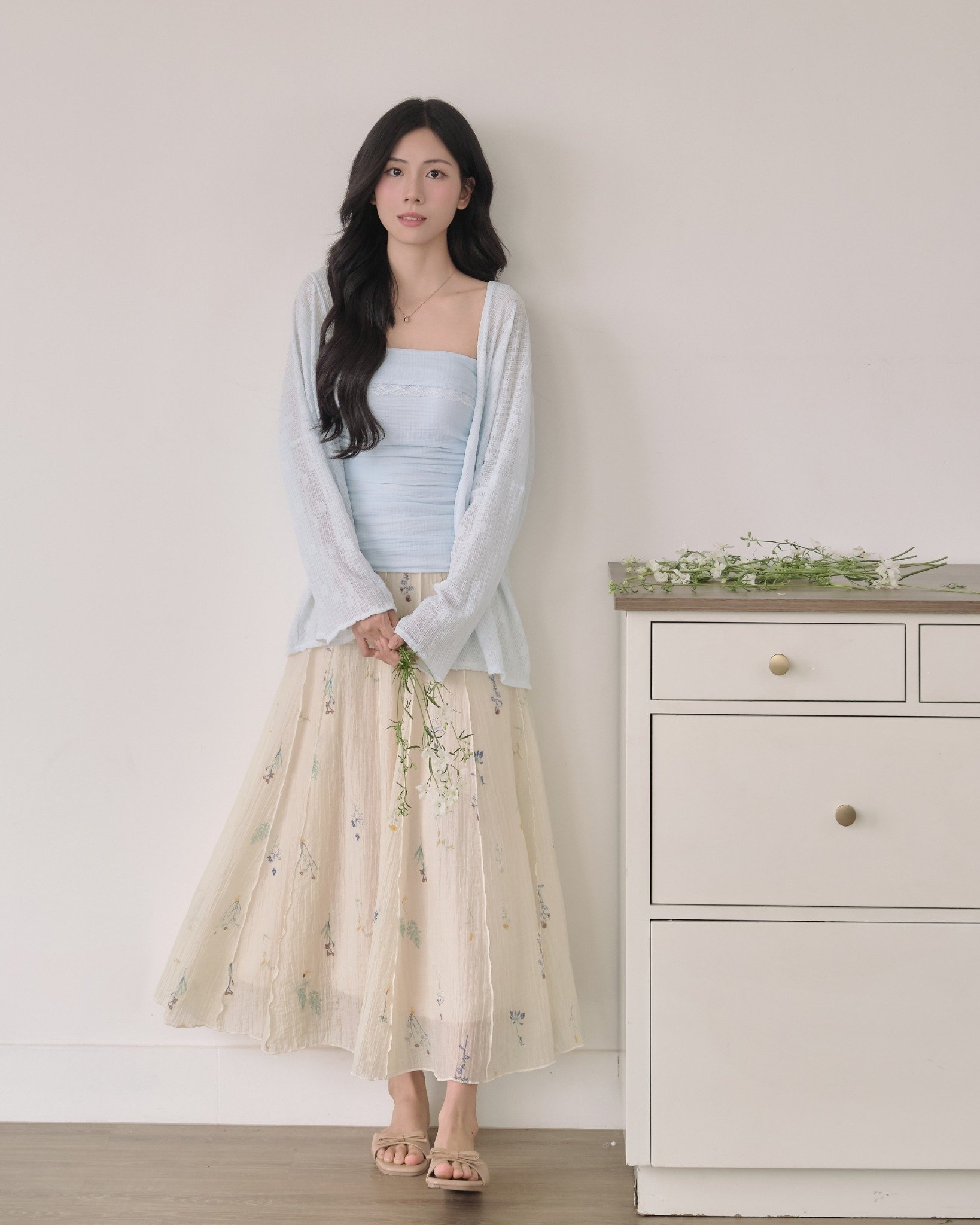  POETIC MIDI SKIRT 