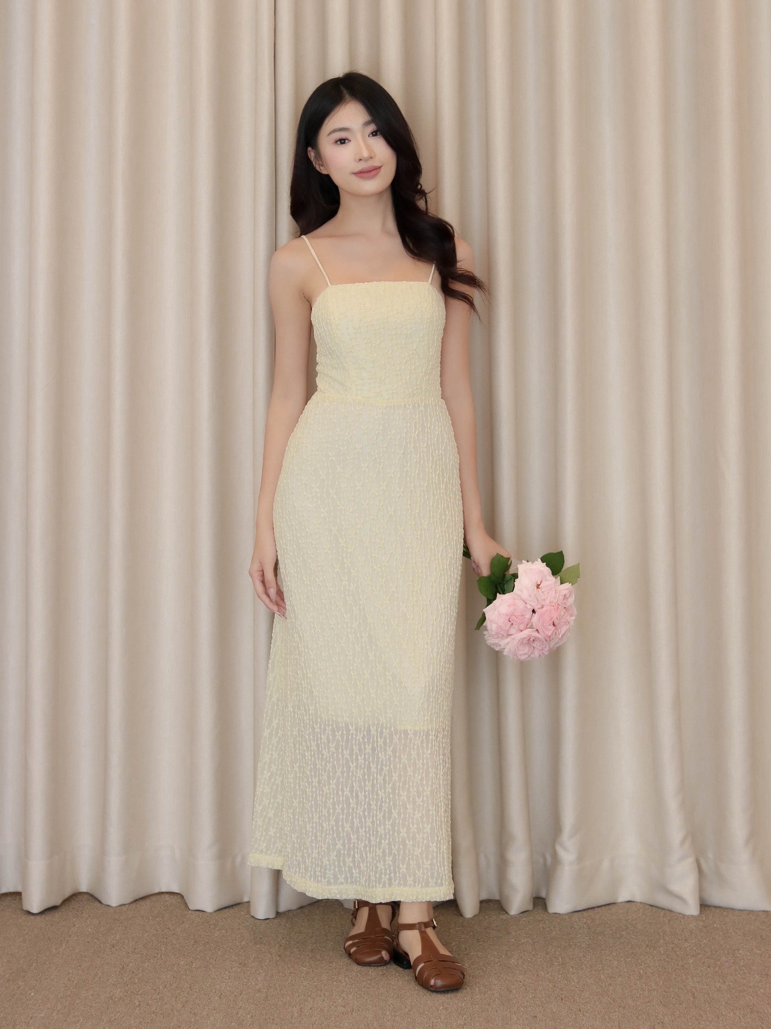  FLOWERY CAMI DRESS 