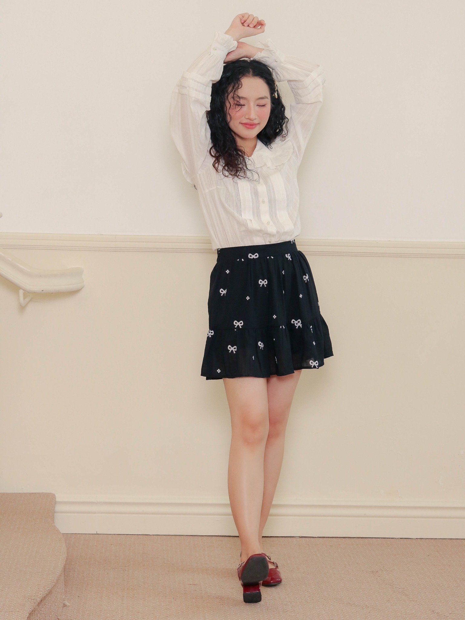  BOW SUMMER SKIRT 