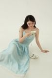  COTTON CANDY DRESS - BABY BLUE 