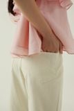  ARI WIDE LEG PANTS - CREAMY 