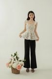  ARI WIDE LEG PANTS - BLACK 