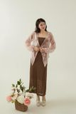  SHEER CARDIGAN - PINK 
