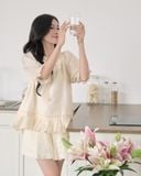  LUCIA BLOUSE - CREAMY 