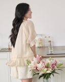  LUCIA BLOUSE - CREAMY 