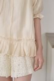  LUCIA BLOUSE - CREAMY 