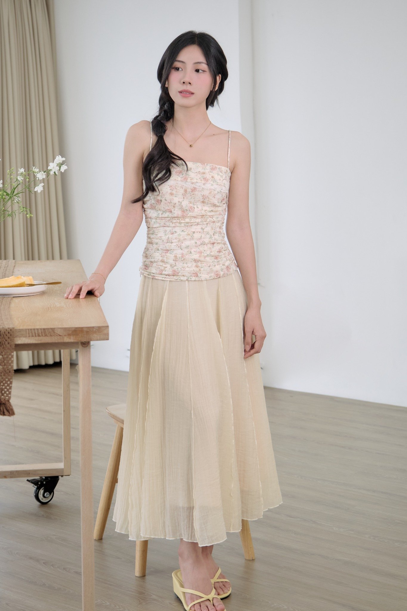  SANDY MIDI SKIRT 
