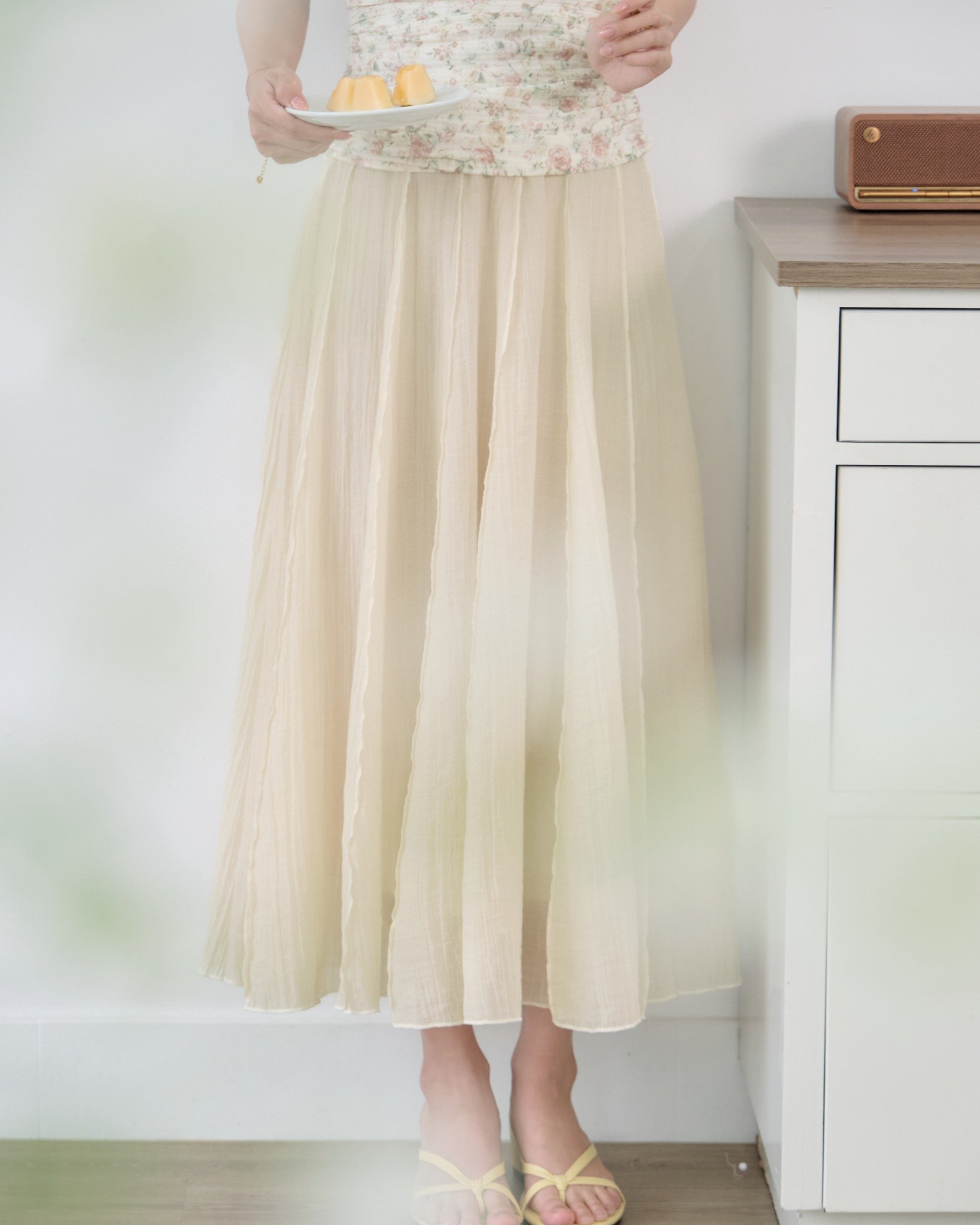  SANDY MIDI SKIRT 