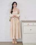  BEIGE ORCHID DRESS 