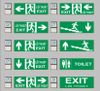  Đèn Exit lối thoát KenTom KT-120, Đèn lối thoát KenTom gắn tường 2 mặt 
