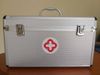  Hộp sơ cấp cứu, hộp cứu thương, hộp y tế bằng nhôm 2 khóa, dùng cho 50 người 