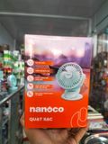  Quạt tích điện , quạt sạc điện 5w NANOCO  NRF5210G 1800mAh 