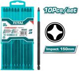  1 Mũi bắt vít PH2x150mm, có từ, thép S2 Total TACIM16PH263 