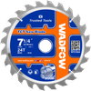  Lưỡi cưa gỗ 185mm 24 răng , lưỡi cưa đĩa tròn Wadfow WTC1K04 
