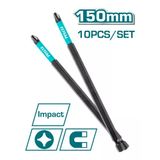  1 Mũi bắt vít PH2x150mm, có từ, thép S2 Total TACIM16PH263 