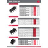 Cầu dao đế sứ 2P 60A 600V cực đúc Vinakip [CD08] 
