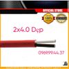 Dây điện Daphaco đôi dẹp 2 lớp vỏ 2x4.0 ( bán theo mét) - màu ngẫu nhiên