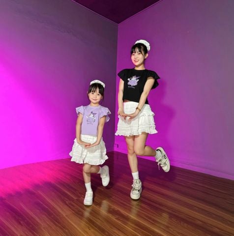 Set Cánh Tiên và Chân Váy Bèo Tầng Kuromi