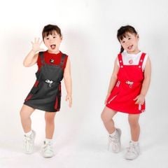 Set Yếm Váy Bé Gái Kèm Áo Thun Sát Nách Soda
