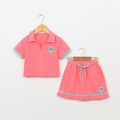Set Bộ Váy Thể Thao Bé Gái Viền Màu Yankees