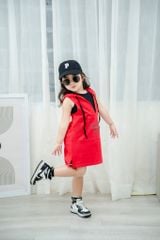 Set Váy Thể Thao Bé Gái Cá Tính Kèm Áo Sát Nách Campus