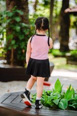 Set Váy Thun Xếp Ly Kèm Áo Sport Club