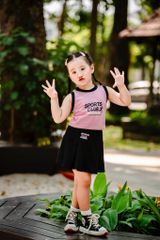 Set Váy Thun Xếp Ly Kèm Áo Sport Club