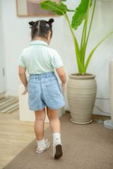 Áo Thun Polo Bé Gái Trái Dâu Bé Gái