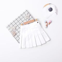 Chân Váy Kaki Xếp Ly Bé Gái Dễ Thương