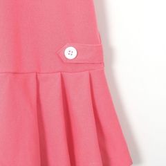 Đầm Thun Polo Bé Gái Thêu Hình Thỏ