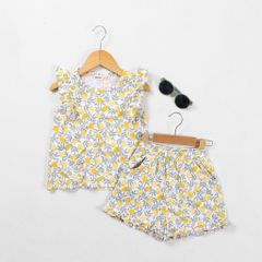 Bộ Thun Sát Nách Cánh Tiên Hoạ Tiết Dễ Thương