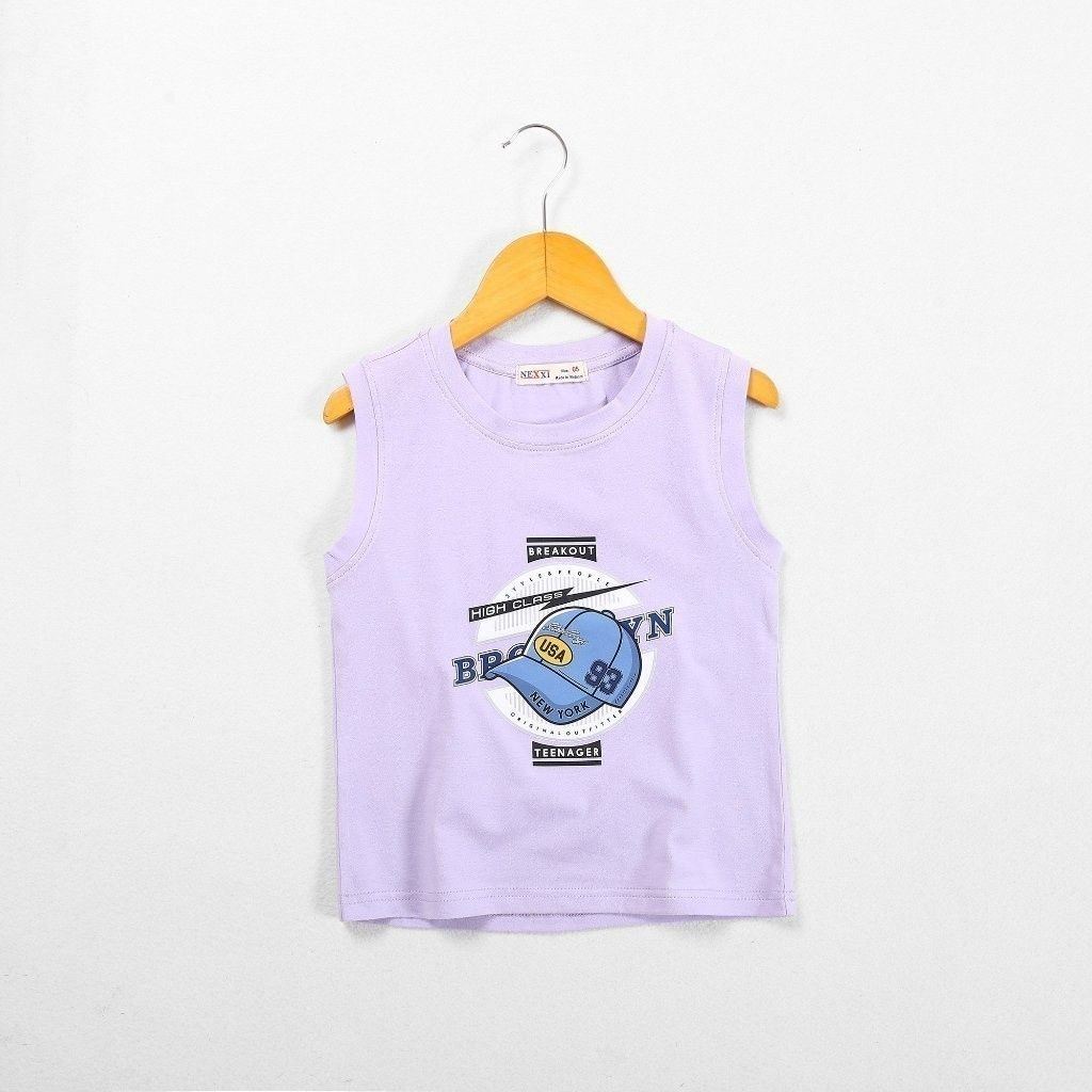 Áo Thun Sát Nách Bé Trai In Nhiều Hình