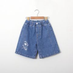 Quần Jean Lửng In Hình Gấu Lotso Bé Gái