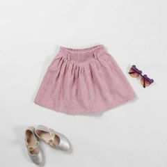 Chân Váy Nhung Xoè Lưng Nhún Bé Gái