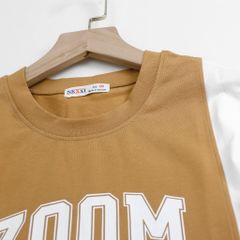 Bộ Thun Lửng Form Rộng Bé Trai In Chữ Zoom Nexxi