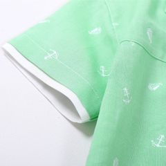 Áo Sơ Mi Ngắn Tay Hoạ Tiết Mỏ Neo Bé Trai