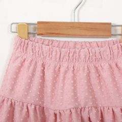 Bộ Thun Chân Váy Xếp Ly Kèm Áo Sát Nách Yes Please Bé Gái