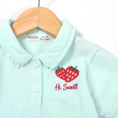Áo Thun Polo Bé Gái Trái Dâu Bé Gái