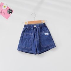 Quần Sọt Jean Bé Gái 2 Túi Trước Bongo