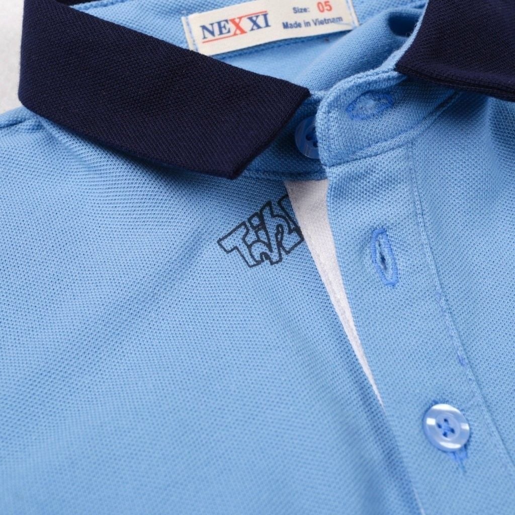 Áo Thun Polo Bé Trai In Họa Tiết Qee