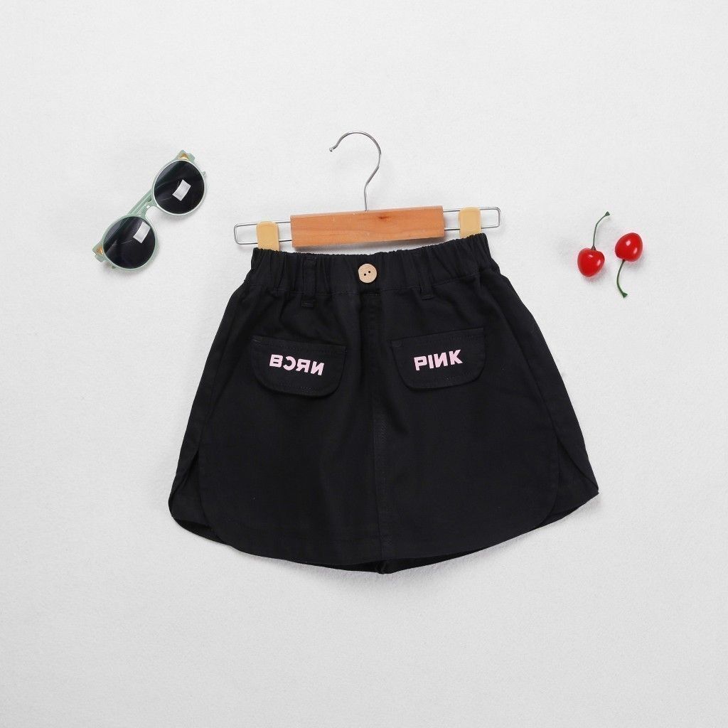 Quần Kaki Giả Váy Born Pink Bé Gái