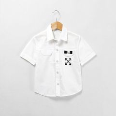 Áo Sơ Mi Ngắn Tay Bé Trai In Họa Tiết Mũi Tên