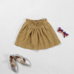 Chân Váy Nhung Xoè Lưng Nhún Bé Gái