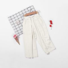 Quần Kaki Lụa Ống Suông Mềm Mịn Basic Dễ Phối Đồ Cho Bé Gái Nexxi