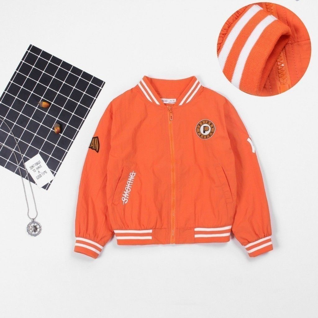 Áo Khoác Gió In Logo Unisex