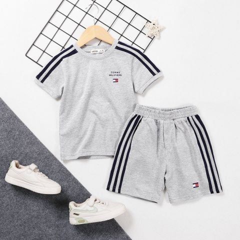Bộ Quần Đùi Áo Thun Ngắn Tay Thể Thao Tommy Bé Trai