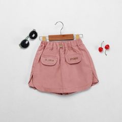 Quần Kaki Giả Váy Born Pink Bé Gái