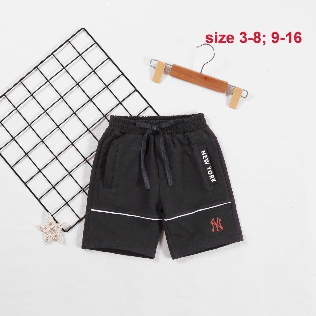 Quần Lửng Da Cá Viền Màu NY Bé Trai