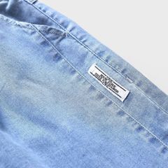 Quần Jean Lửng Siêu Đại Bé Trai Rã Ống Logo New York